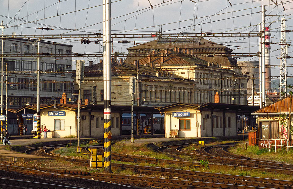Brno hlavní nádraží.