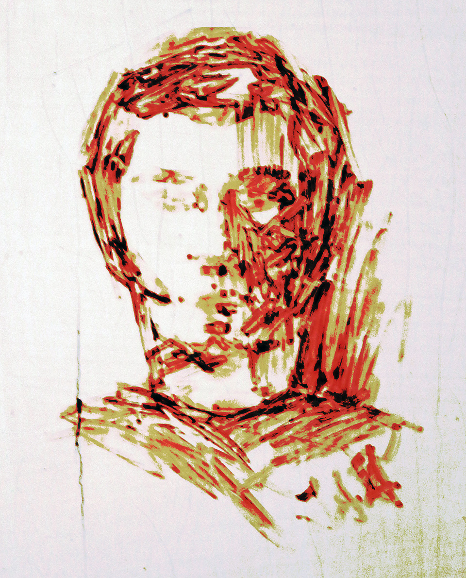 Na dveřích od záchodu se pak možná setkáváme s portrétem samotného obyvatele bytu. Je to vzrušení zvící práce archeologů objevujících tváře dávno zemřelých lidí nebo sama záchodová atmosféra, z čeho se nám třese chřípí?