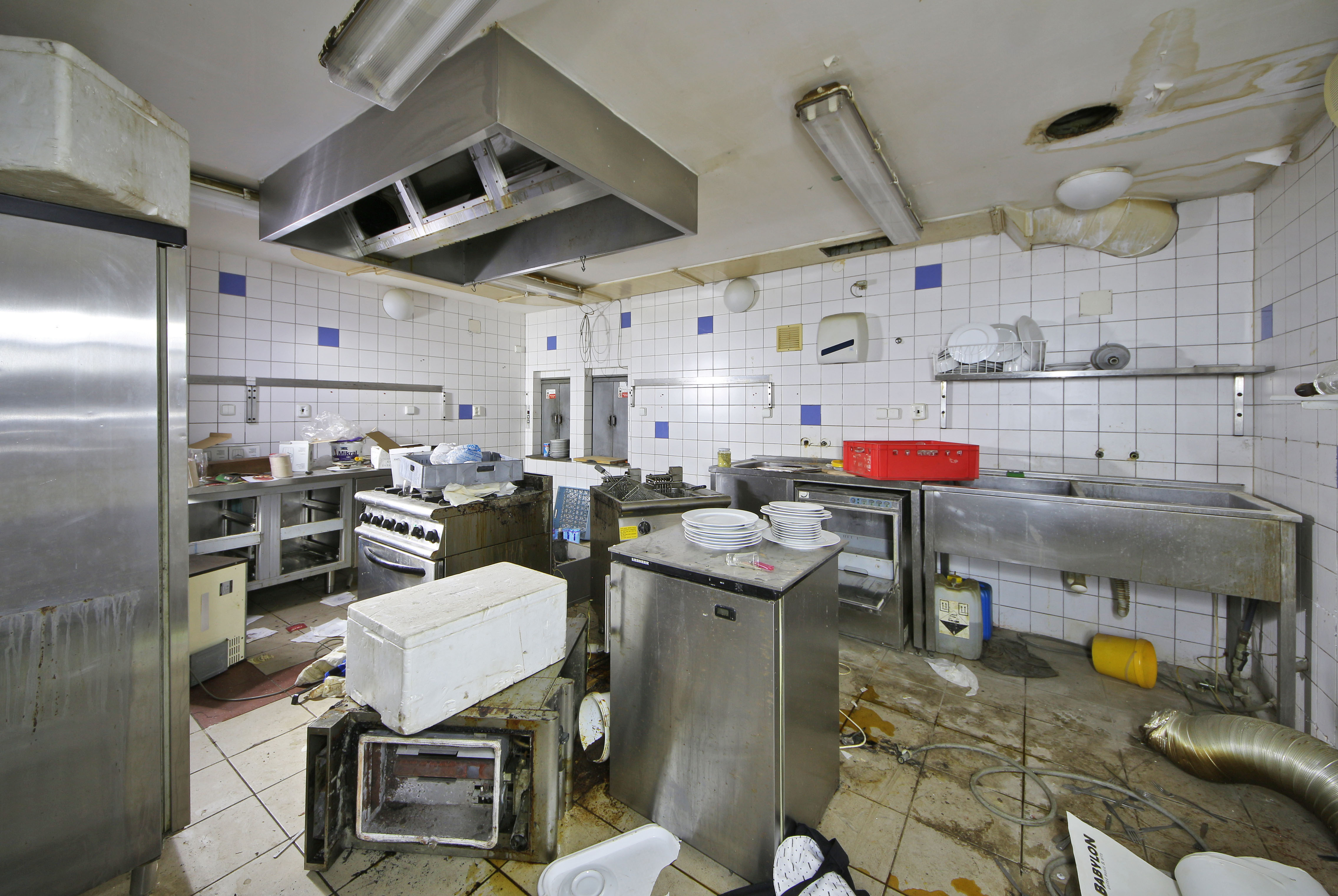 Podzemní kuchyně umožňovala podávání jednodušších jídel přímo v budově.